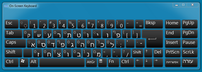 windows korean keyboard layout